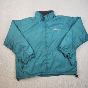Vintage Insight Windbreaker Full Zip Insulated Extra Large 90’s Crest Signature